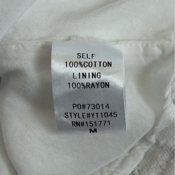 Le Lis White Textured Crop Tank Top | Medium 🔥CLEAR THE CLOSET - Picture 5 of 6